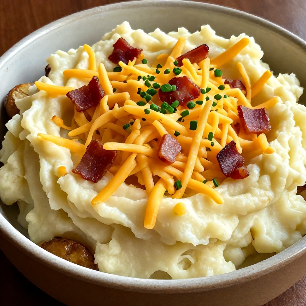 Finished Loaded Baked Potatoes