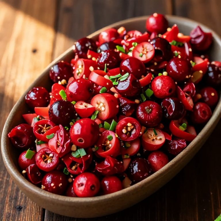 Easy Spicy Cranberry Salsa
