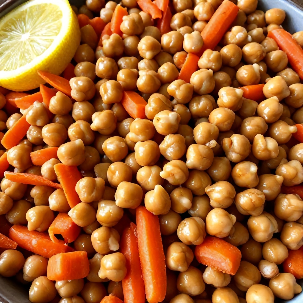 Easy Carrot Chickpea Salad