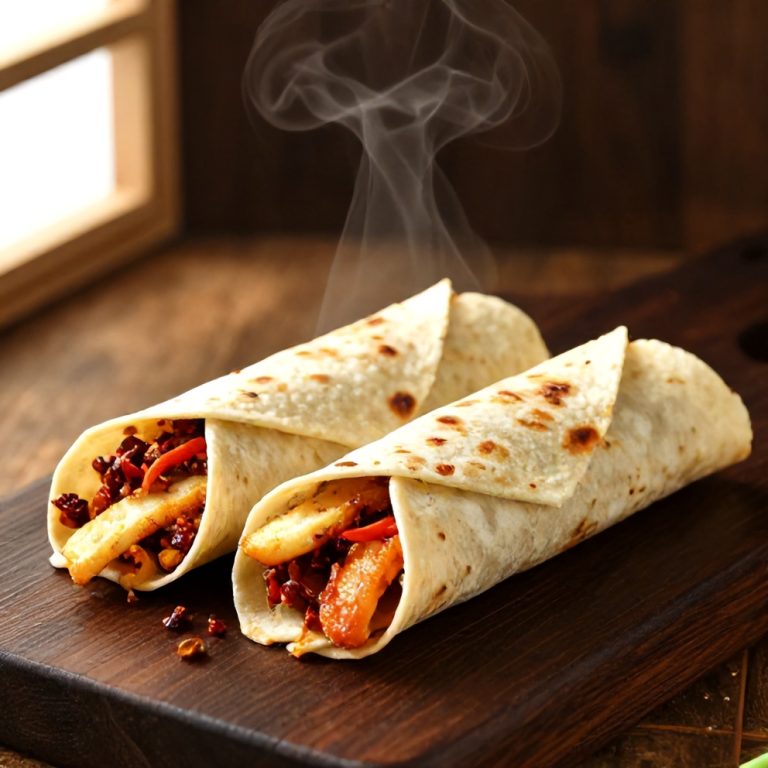 Easy Sweet Chili Halloumi Wraps