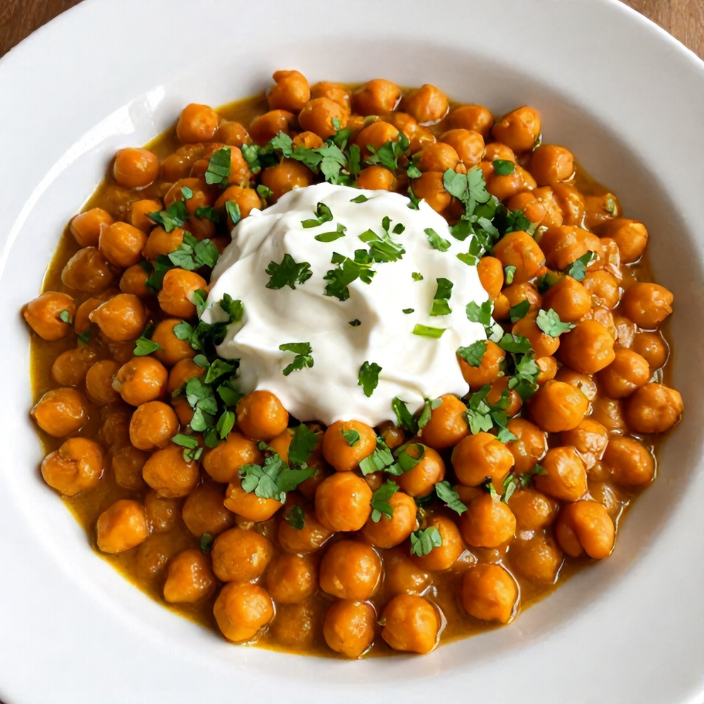 Easy Sweet Potato Chickpea Curry Final Dish