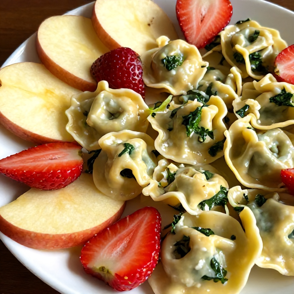 fresh apple tortellini salad