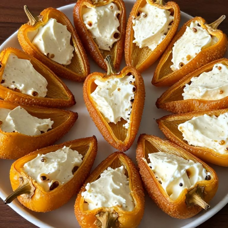 goat cheese stuffed mini peppers