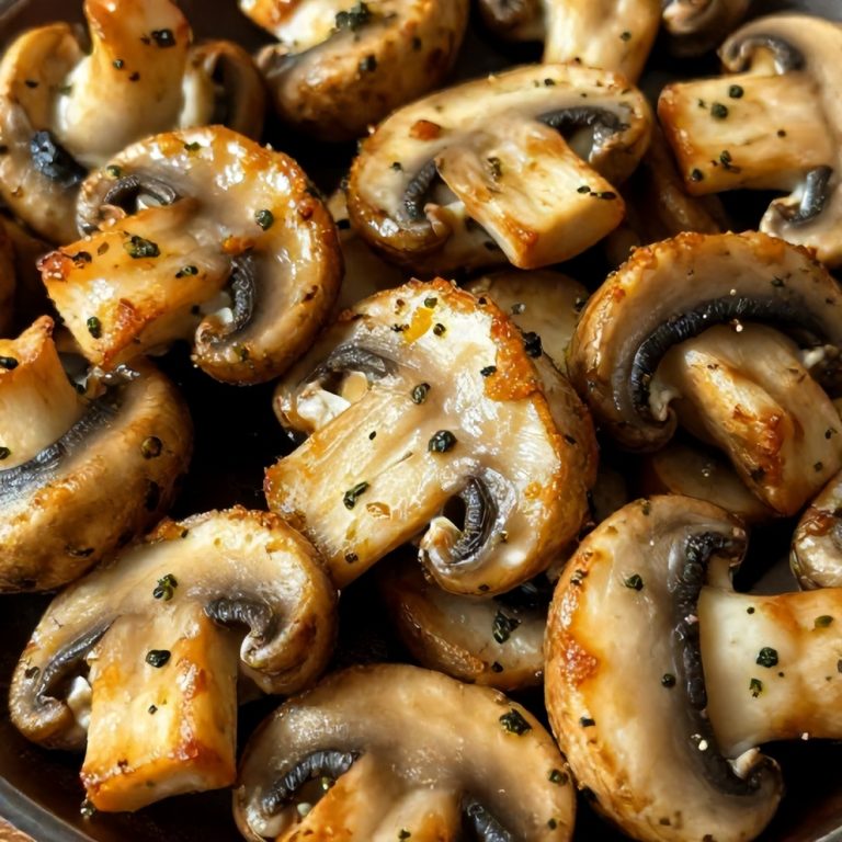 herb butter sautéed mushrooms