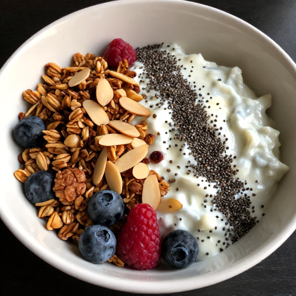 High Protein Berry Cottage Cheese Bowl Final