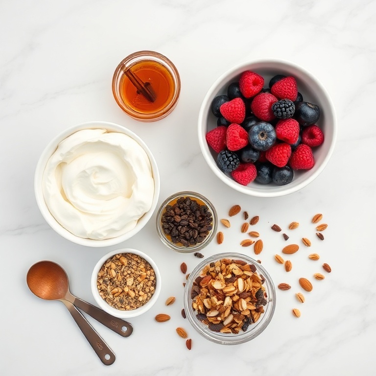 High Protein Berry Cottage Cheese Bowl Ingredients