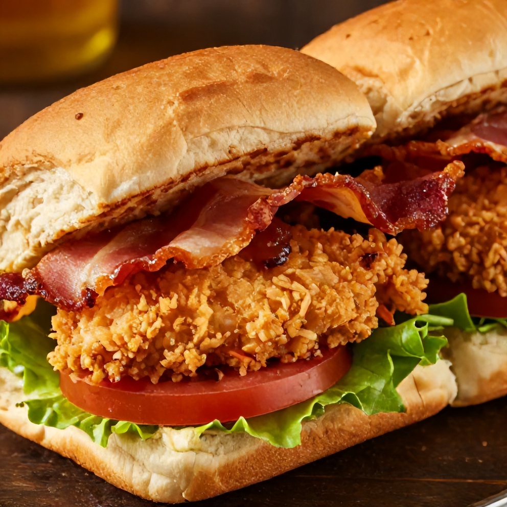 Honey Mustard BLT Chicken Sliders