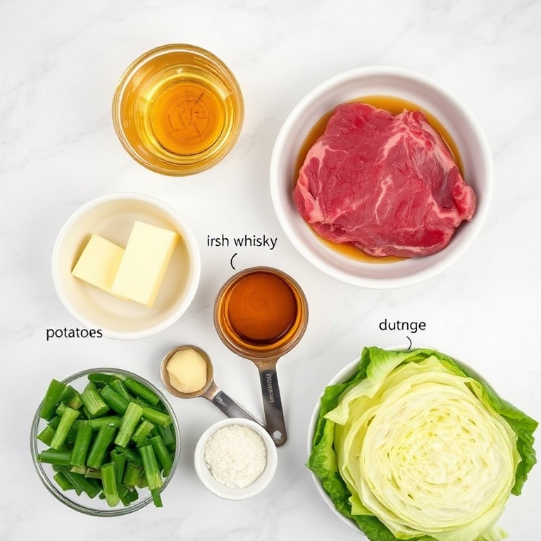 Irish Whiskey Steak Ingredients