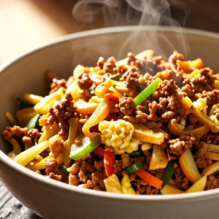 keto egg roll in a bowl
