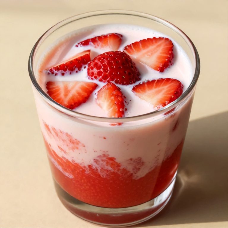 Korean strawberry milk