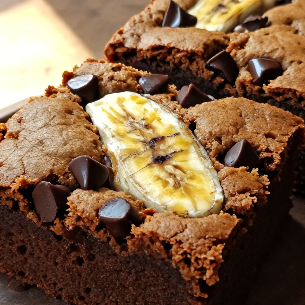 moist banana bread brownies