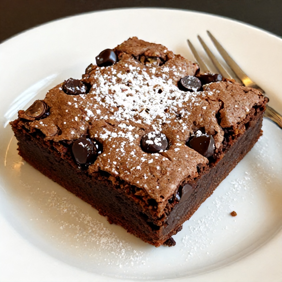 Finished banana bread brownies