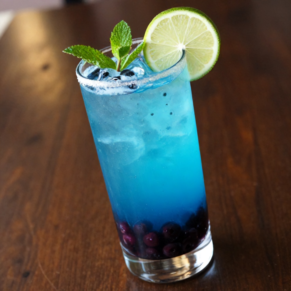 Refreshing Blueberry Coconut Water Drink