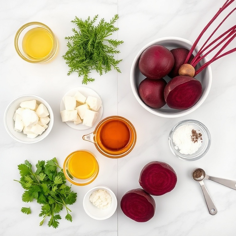 Roasted Beet Salad Ingredients