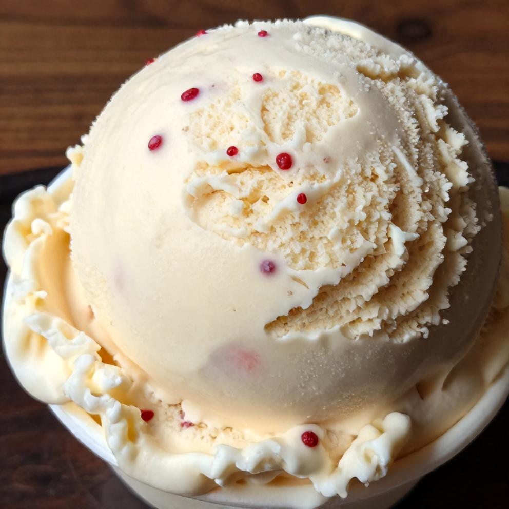 Roasted Strawberry Basil Ice Cream