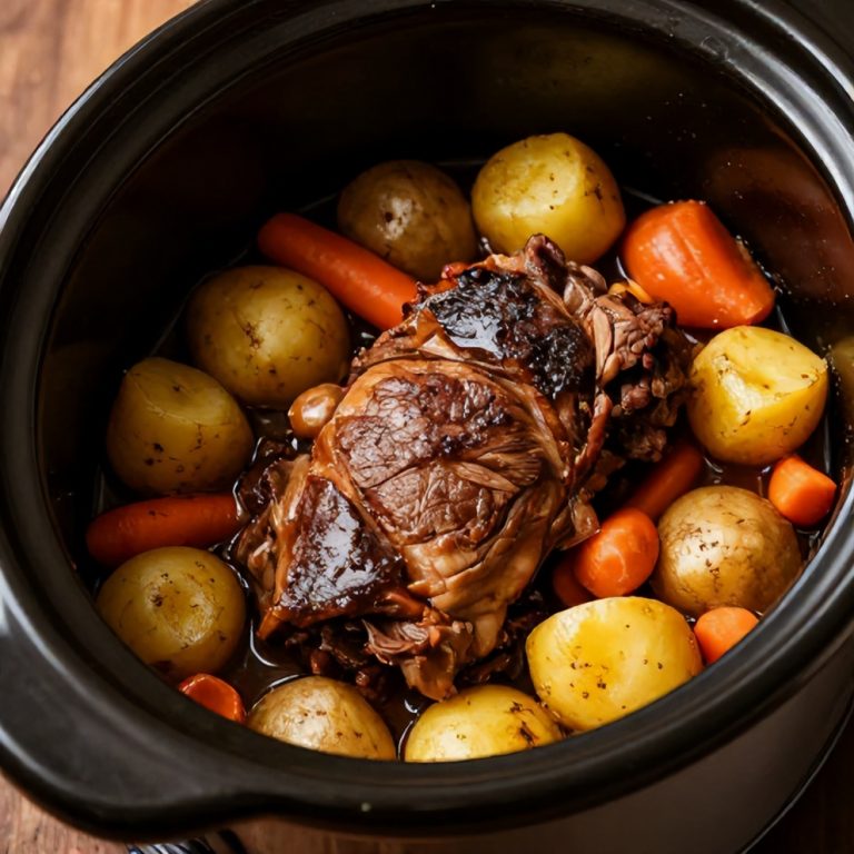 slow cooker chuck roast