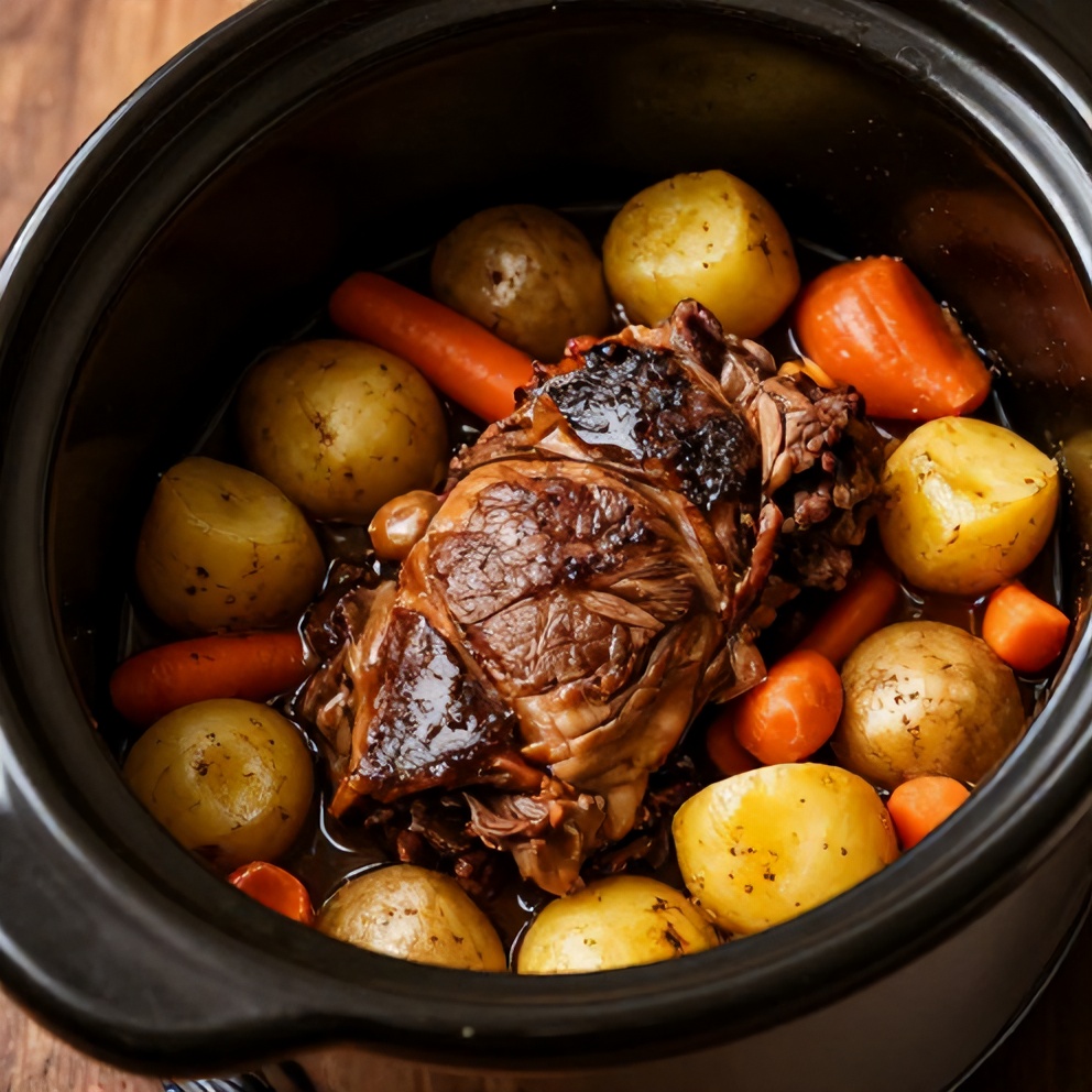 slow cooker chuck roast