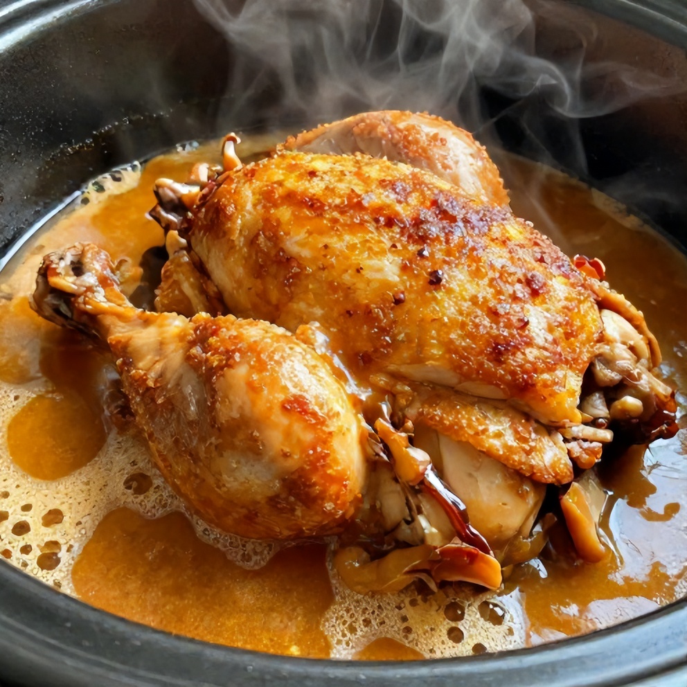 slow cooker honey mustard chicken