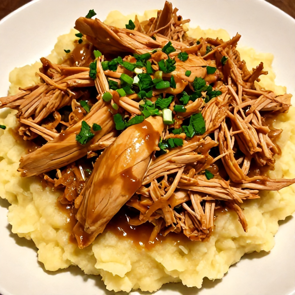 Honey Mustard Chicken Served