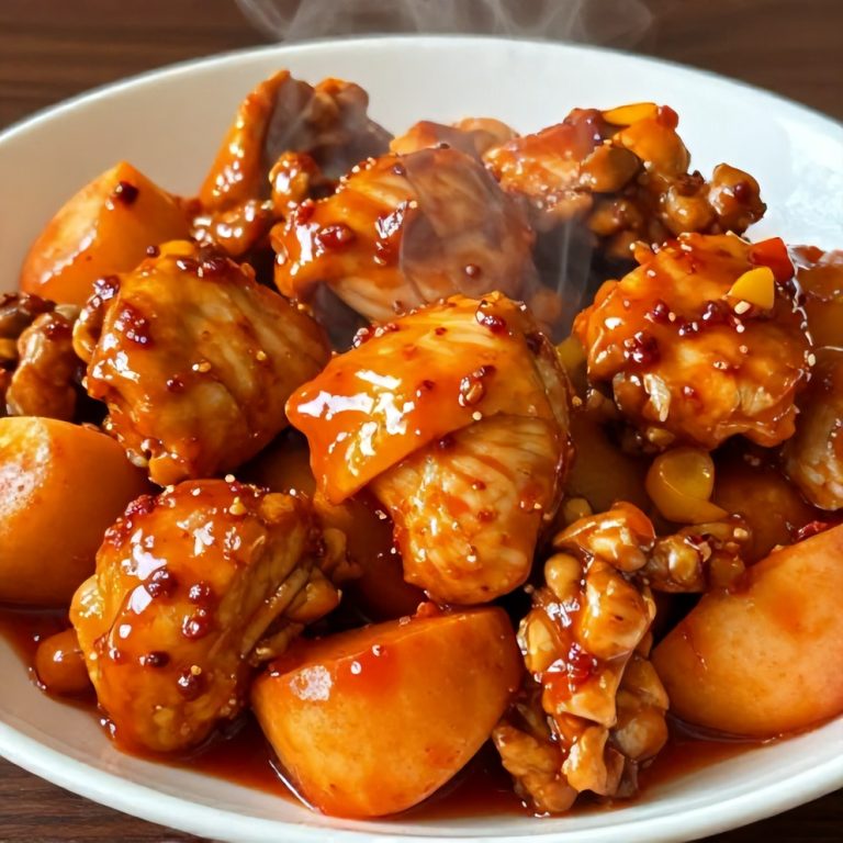 Spicy Jalapeño Peach Chicken