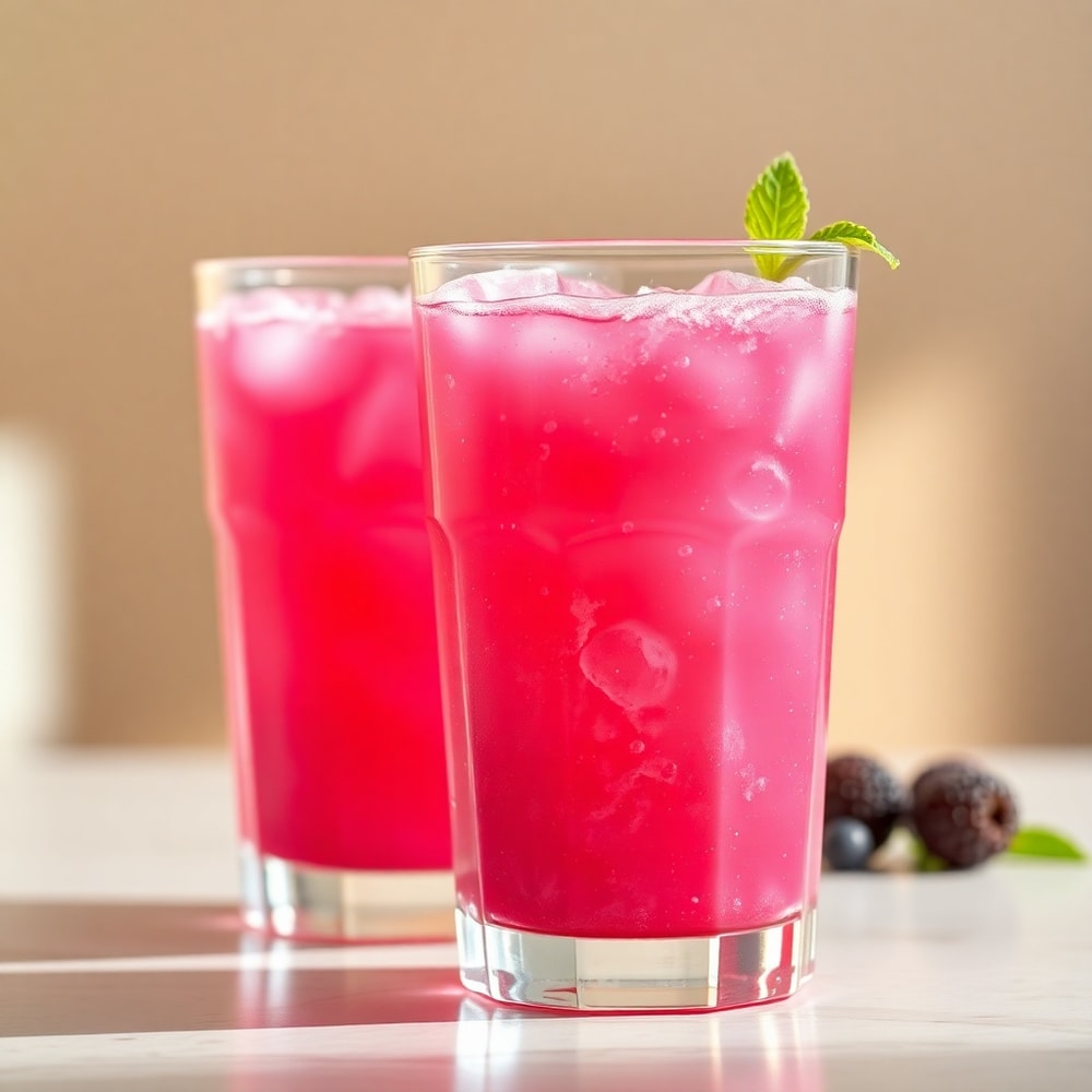 Blackberry Coconut Pink Drink