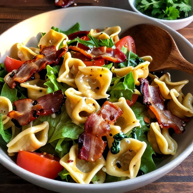 BLT tortellini pasta salad