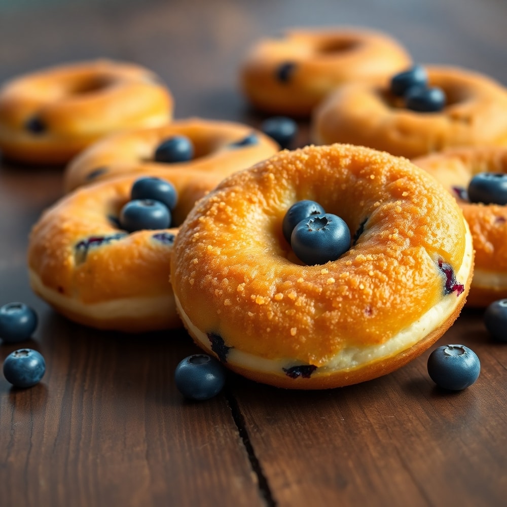 blueberry cake donuts
