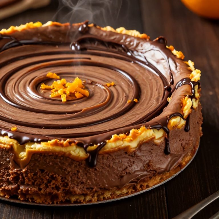 chocolate orange cheesecake