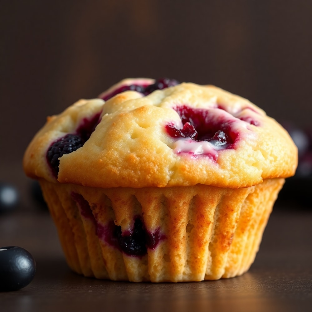 berry cream cheese muffins