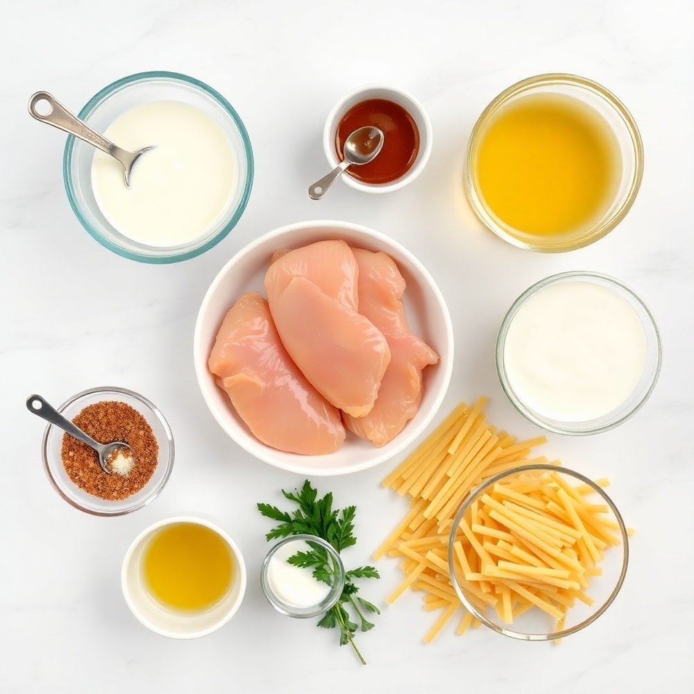 Cajun Chicken Pasta Ingredients