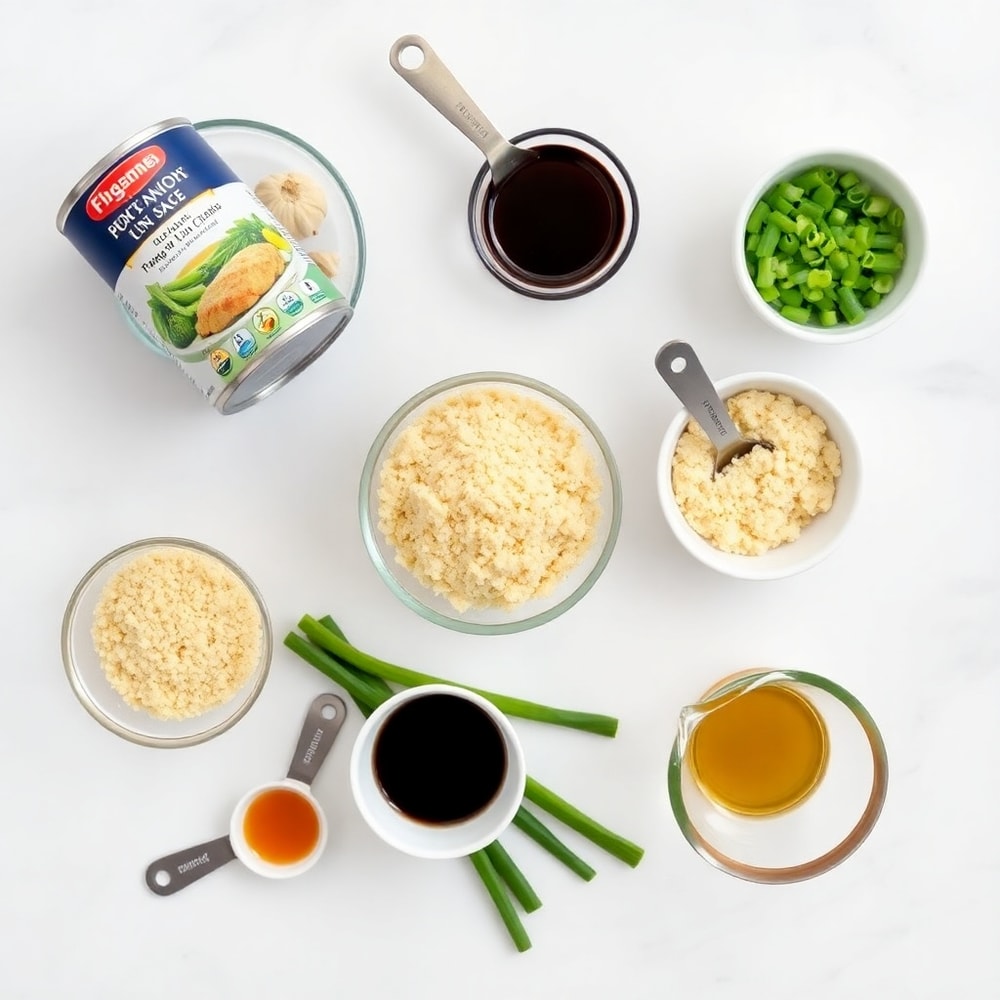 Ingredients for Crispy Asian Tuna Cakes