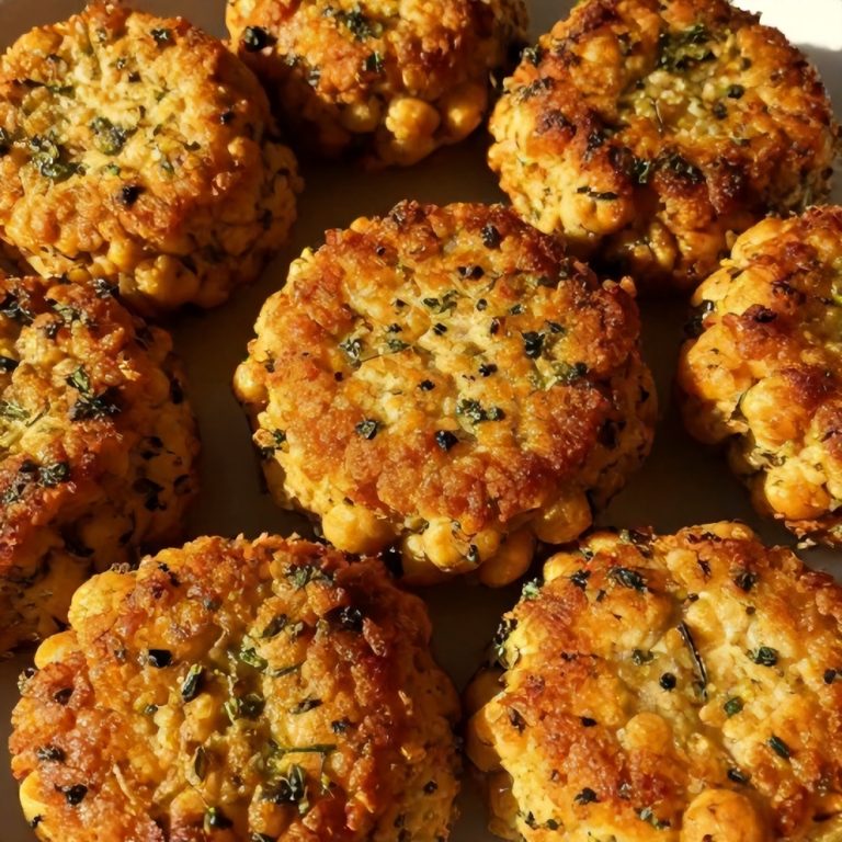 crispy baked chickpea patties