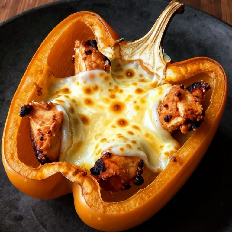 Buffalo Chicken Stuffed Peppers