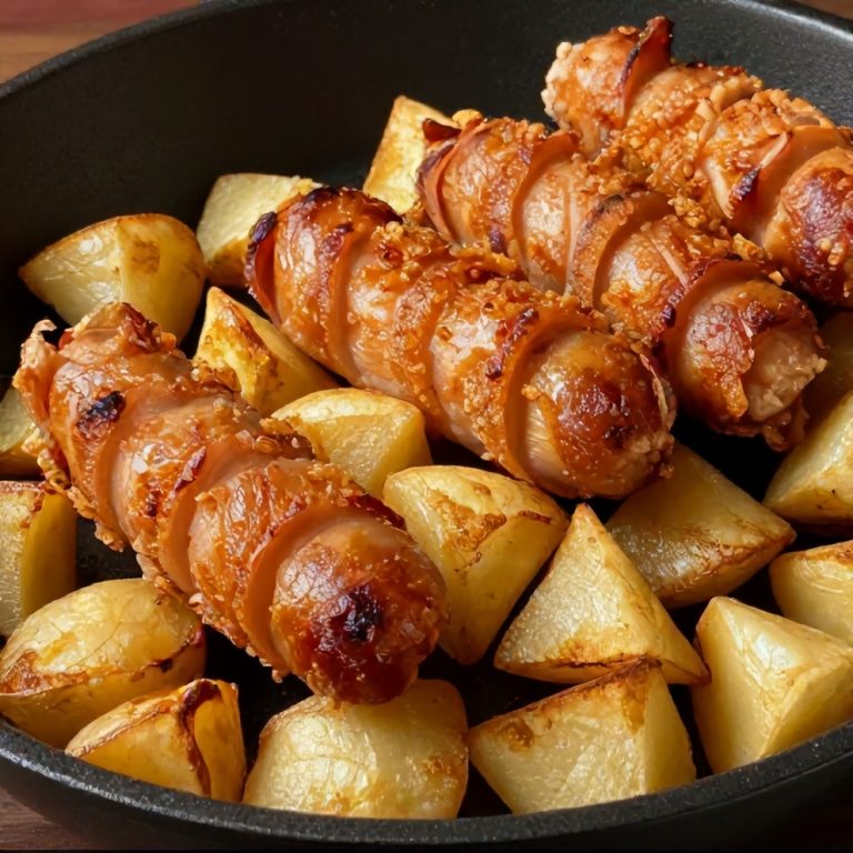 chicken sausage with potatoes