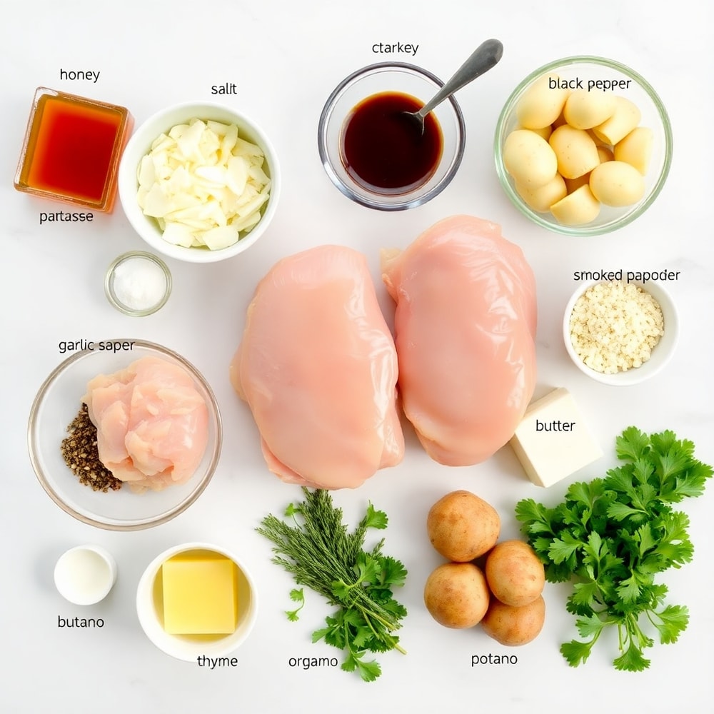 Honey BBQ Chicken Ingredients