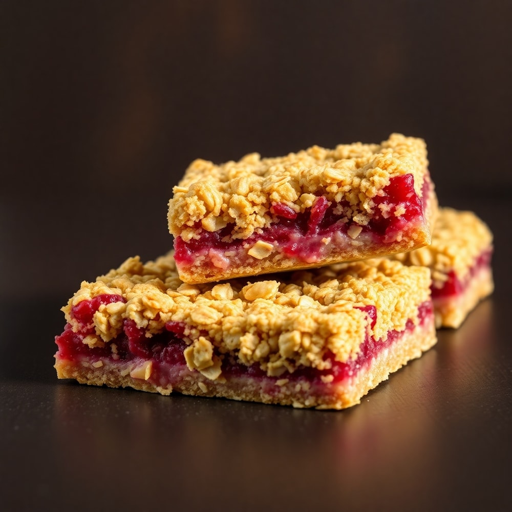 raspberry oatmeal crumble bars