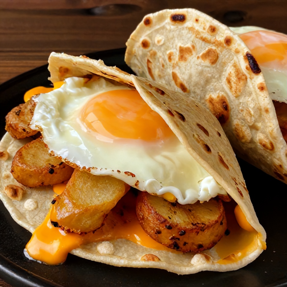 spicy breakfast tacos