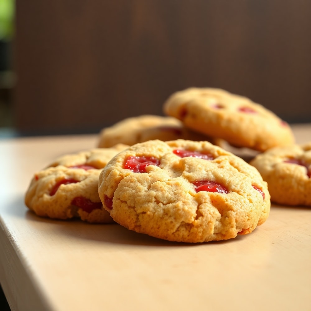 strawberry crunch cookies