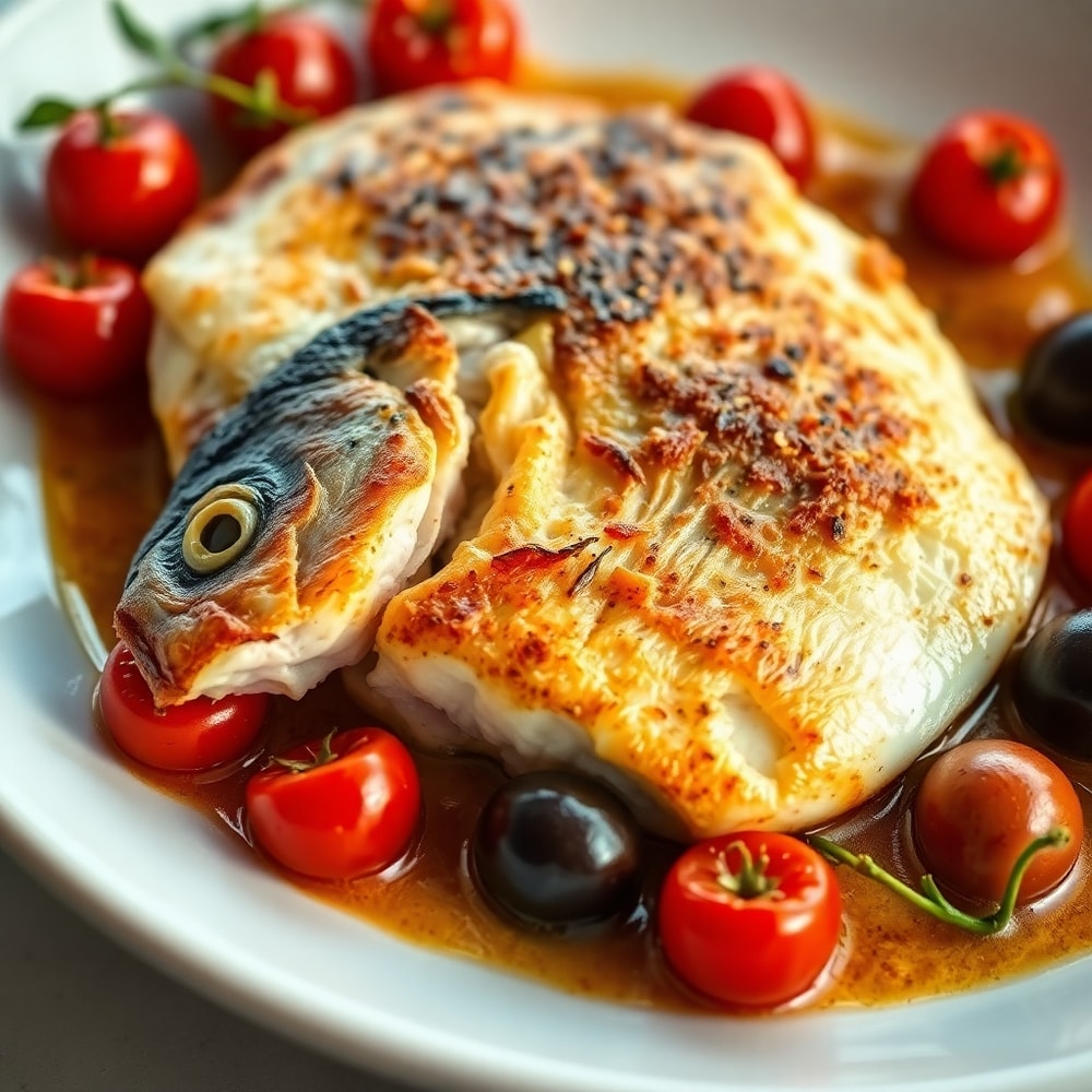 easy baked sea bass