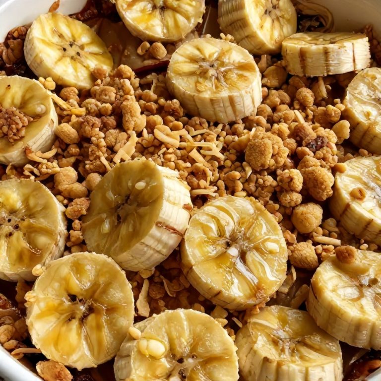 Easy Banana Crumble Dessert