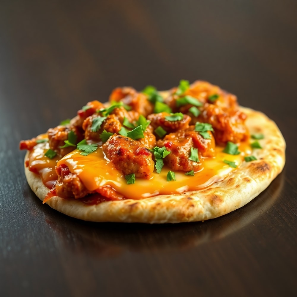 Easy BBQ Chicken Flatbread
