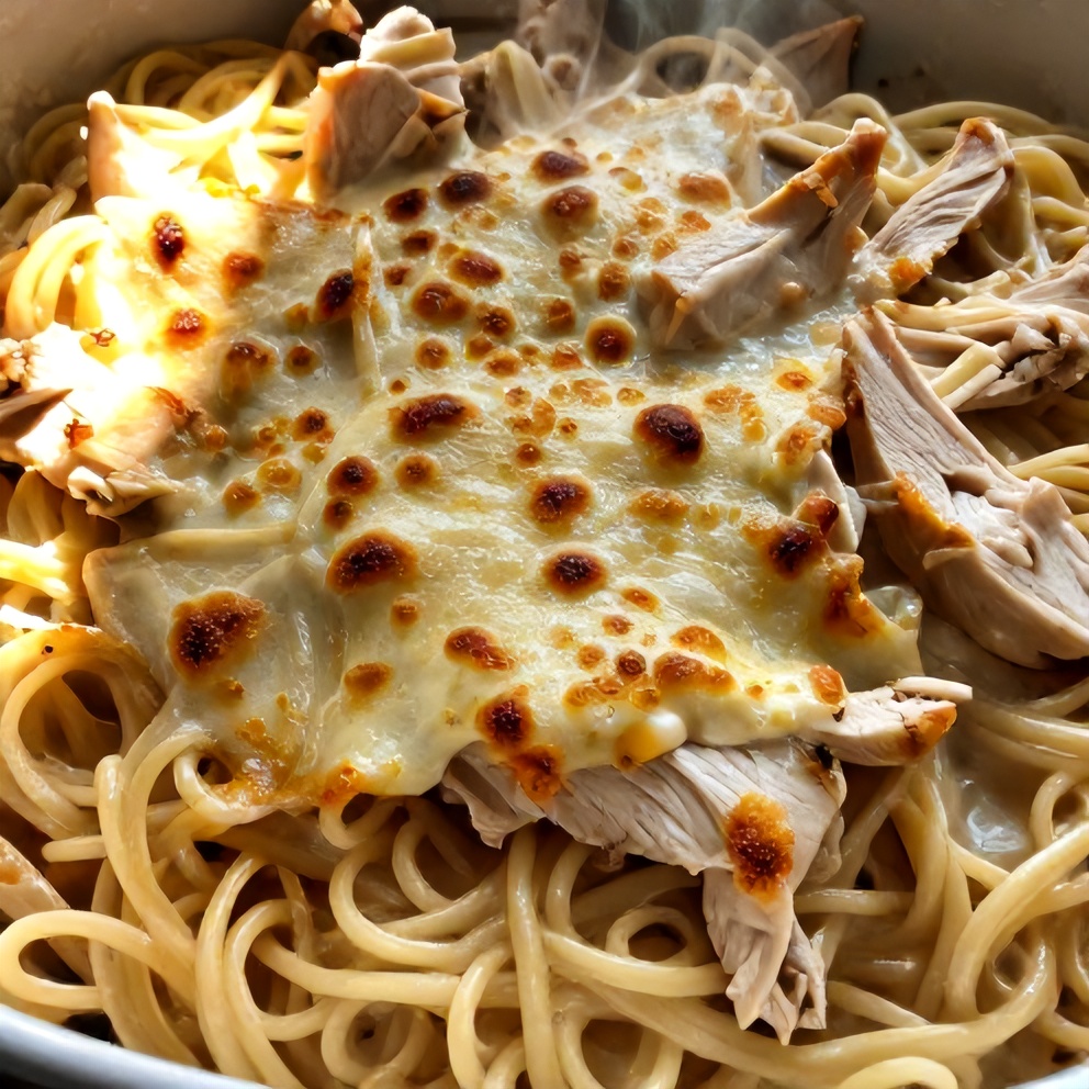 Easy Chicken Garlic Parmesan Pasta