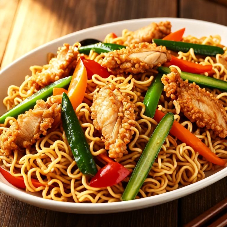 Easy Chicken Ramen Stir Fry