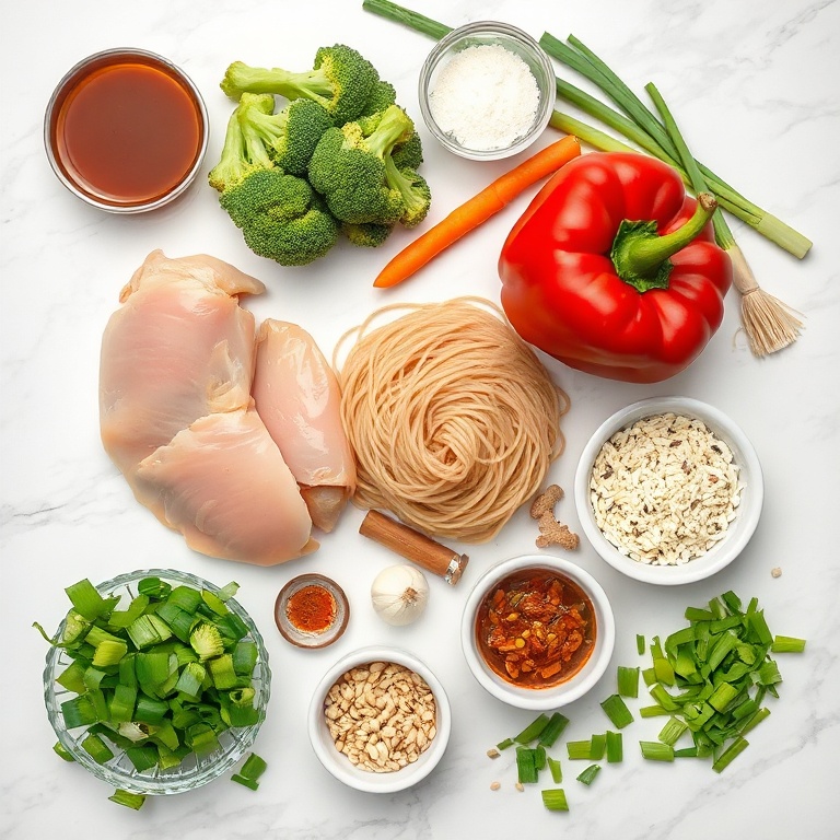 Chicken Ramen Stir Fry Ingredients