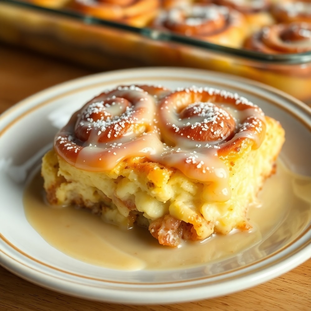 Easy Cinnamon Roll Casserole - Better Than Takeout