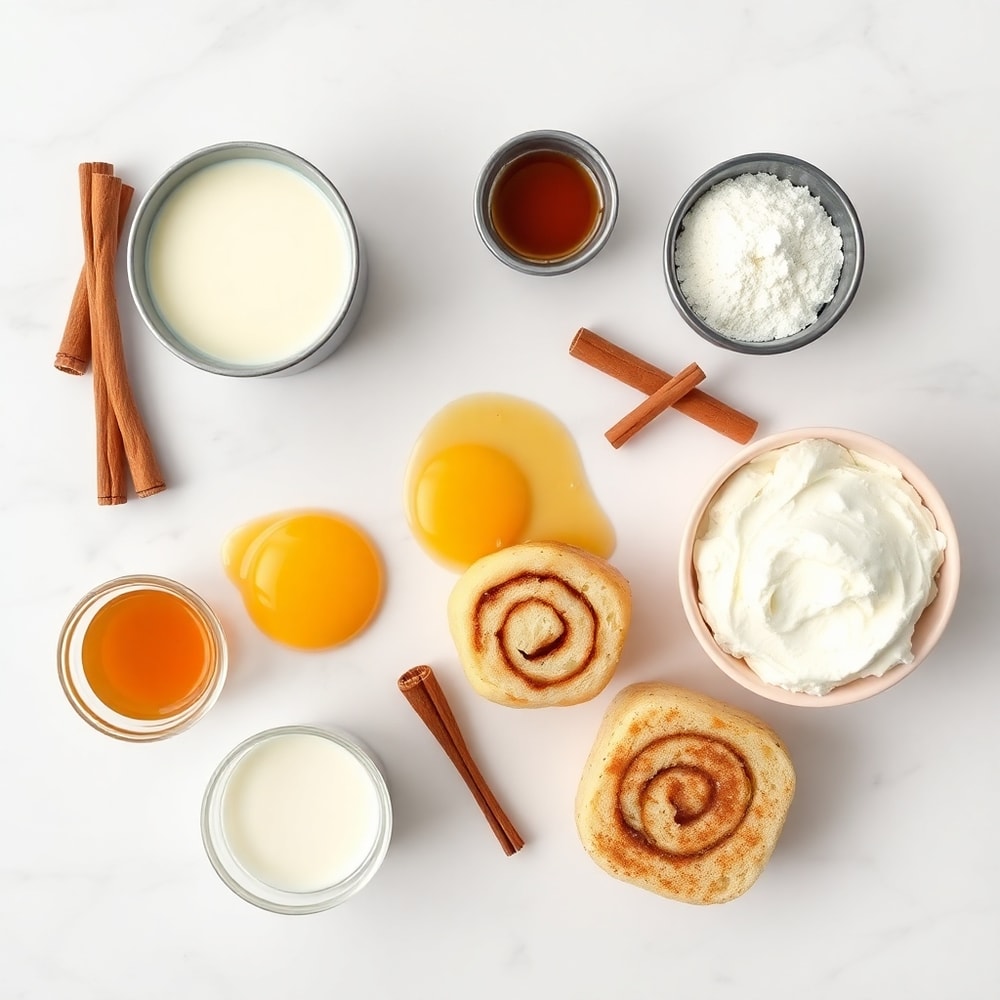 Easy Cinnamon Roll Casserole Ingredients