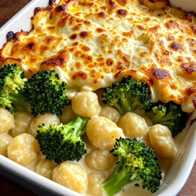 easy gnocchi broccoli bake