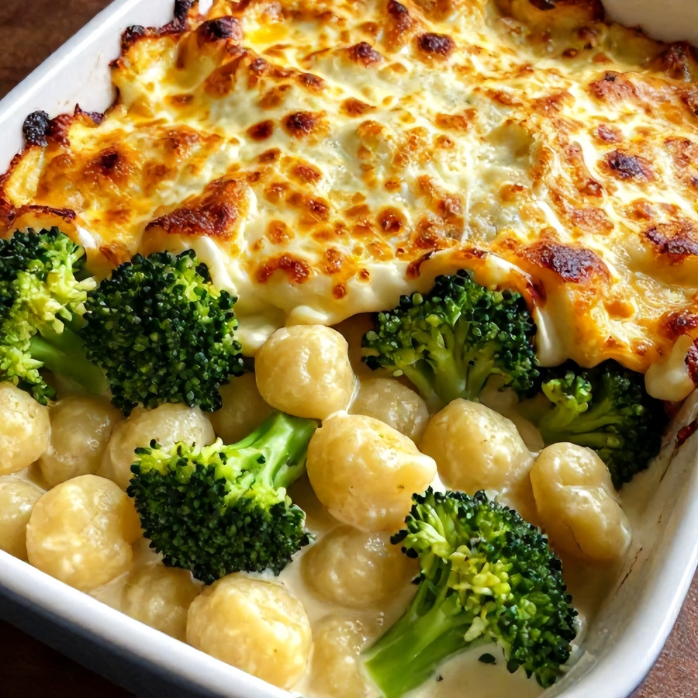 easy gnocchi broccoli bake
