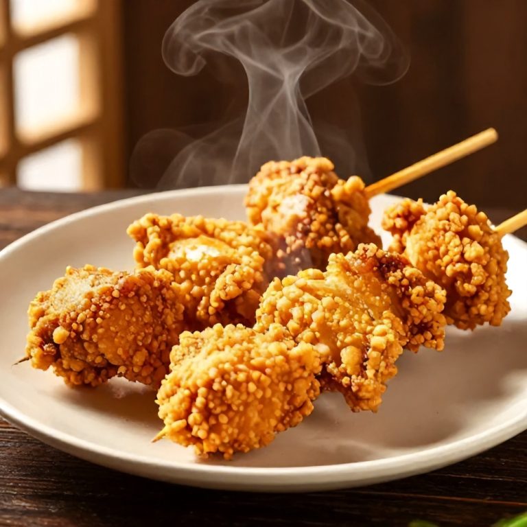 easy bang bang chicken skewers