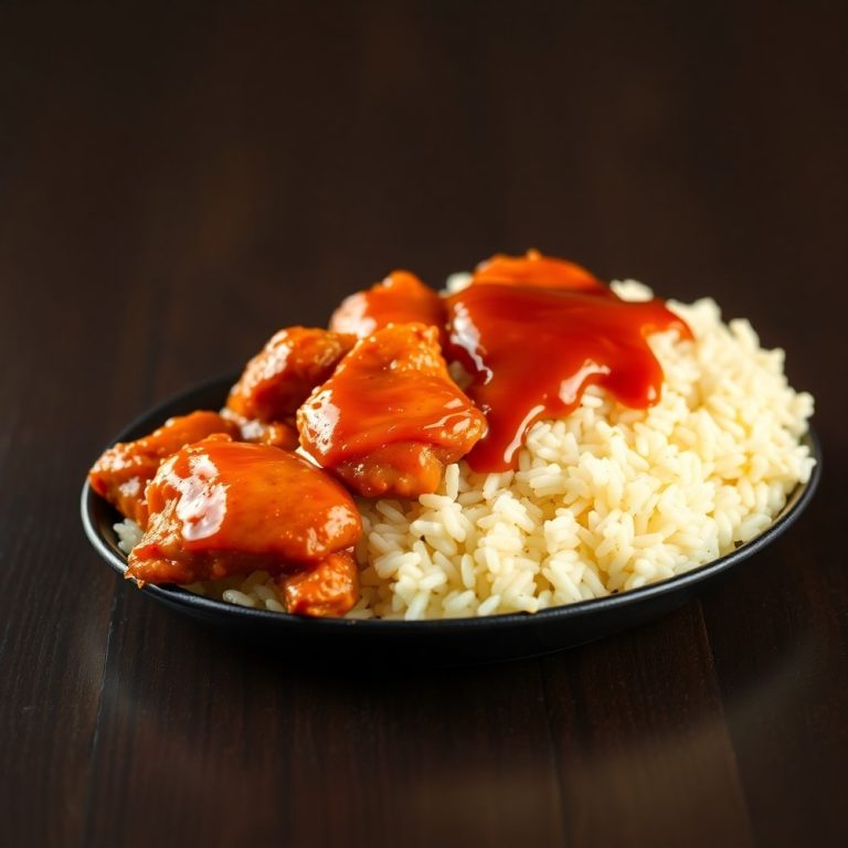 Honey BBQ Chicken and Rice